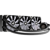 Sharkoon s90 rgb waterkoeling (zwart, 4-pins pwm fan-connector)