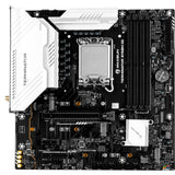 Maxsun ms-terminator b760m d5 wifi 6e socket 1700 moederbord (zwart, raid, 2.5 gb-lan, wlan, bt, sound, µatx)