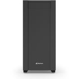 Sharkoon s25-w2 argb midi tower behuizing (zwart | 2x usb-a | 1x usb-c | rgb | tempered glass)