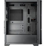 Chieftec pro midi q midi tower behuizing (zwart | 3x usb-a | 1x usb-c)