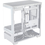 Asus prime ap202 midi tower behuizing (wit | 2x usb-a | 1x usb-c | rgb | tempered glass)