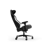 Dxracer craft l black white epu leather gamestoel (zwart wit)