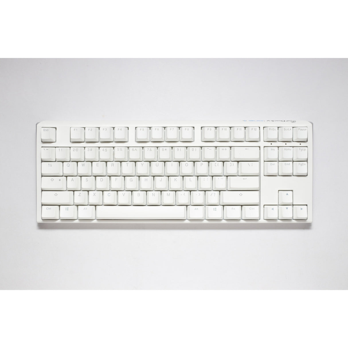 Ducky one 3 classic pure white tkl rgb mechanisch toetsenbord (wit, us lay-out (qwerty), cherry mx red, 80% (tkl), rgb leds, double-shot pbt, hot-swappable, quack mechanics)