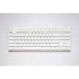 Ducky one 3 classic pure white tkl rgb mechanisch toetsenbord (wit, us lay-out (qwerty), cherry mx red, 80% (tkl), rgb leds, double-shot pbt, hot-swappable, quack mechanics)