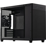Asus prime ap201 mini tower behuizing (zwart | 2x usb-a | 1x usb-c)