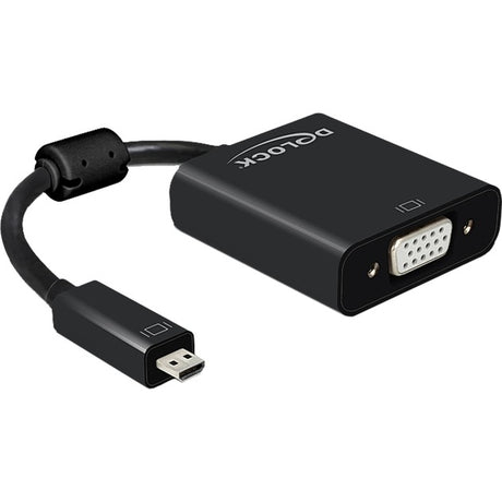 Delock micro-hdmi naar vga adapter (zwart, 0,17 meter)
