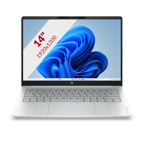 Hp omnibook 3 laptop ai 14-ht0013ndx (e10k5ea) 14 (zilver | core 3 304 | intel graphics | 8 gb | 512 gb ssd)