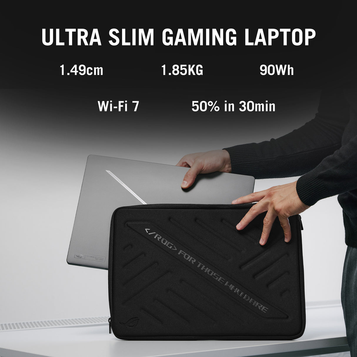 Asus rog zephyrus g16 gu605cp-qr103w 16 gaming laptop (grijs | core ultra 9 285h | rtx 5070 | 32 gb | 1 tb ssd)