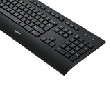 Logitech k280e toetsenbord (zwart, eu lay-out (qwerty), rubberdome)