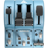 Thrustmaster tca quadrant add-on airbus edition gaming gasregelaar (blauwgrijs zwart, pc)