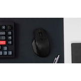Keychron m6-a1 wireless mouse (zwart, 100 - 26.000 dpi, usb-c bluetooth 5.1 2.4 ghz)