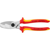 Knipex kabelschaar vde met dubbele snijkanten 9516200 kniptang