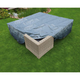 Nature tuinmeubelafdekhoes voor loungeset afdekking (grijs, 6031610)