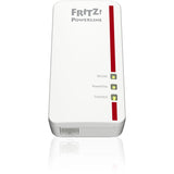 Fritz! powerline 1260e international (wit, 1 stuks, mesh wi-fi)