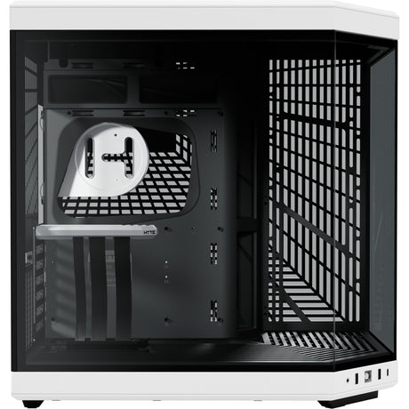 Hyte y70 midi tower behuizing (zwart wit | 2x usb-a | 1x usb-c | tempered glass)