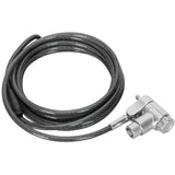 Targus defcon ultimate universal keyed cable lock with adaptable lock head diefstalbeveiliging