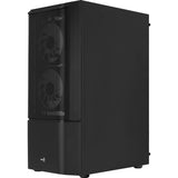 Aerocool quantum mesh v3 midi tower behuizing (zwart grijs | 3x usb-a | rgb | window)
