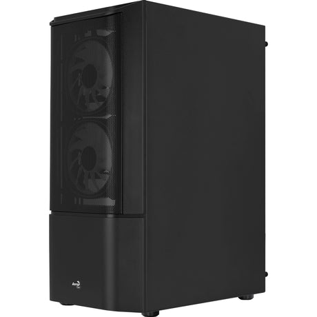 Aerocool quantum mesh v3 midi tower behuizing (zwart grijs | 3x usb-a | rgb | window)