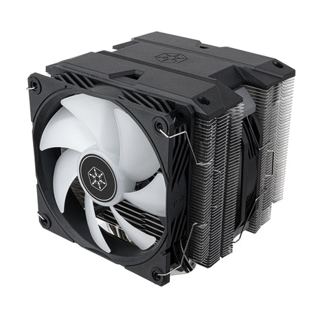 Silverstone sst-hyd140-argb cpu-koeler (4-pins pwm fan-connector, 4-1 pin argb (5v led))