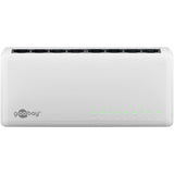 Goobay 8-poort gigabit ethernet switch (wit)
