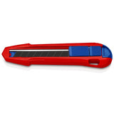 Knipex cutix universele mes stanleymes (rood blauw, incl. 2 mesbladen)