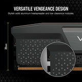 Corsair vengeance 32 gb ddr5-6000 (2x 16 gb) werkgeheugen (zwart, cmk32gx5m2e6000c36, xmp 3.0)