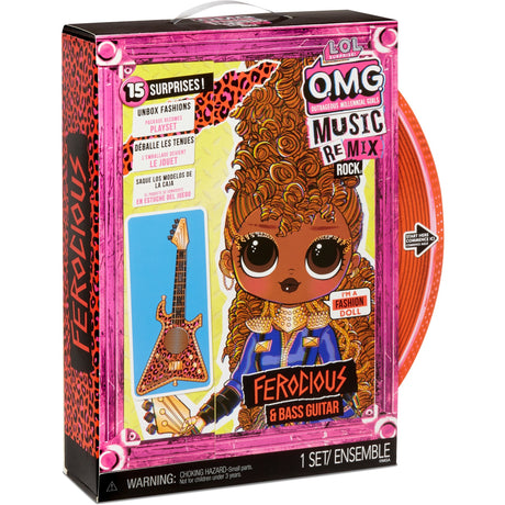 Mga entertainment l.o.l. surprise! omg remix rock - ferocious and bass guitar pop