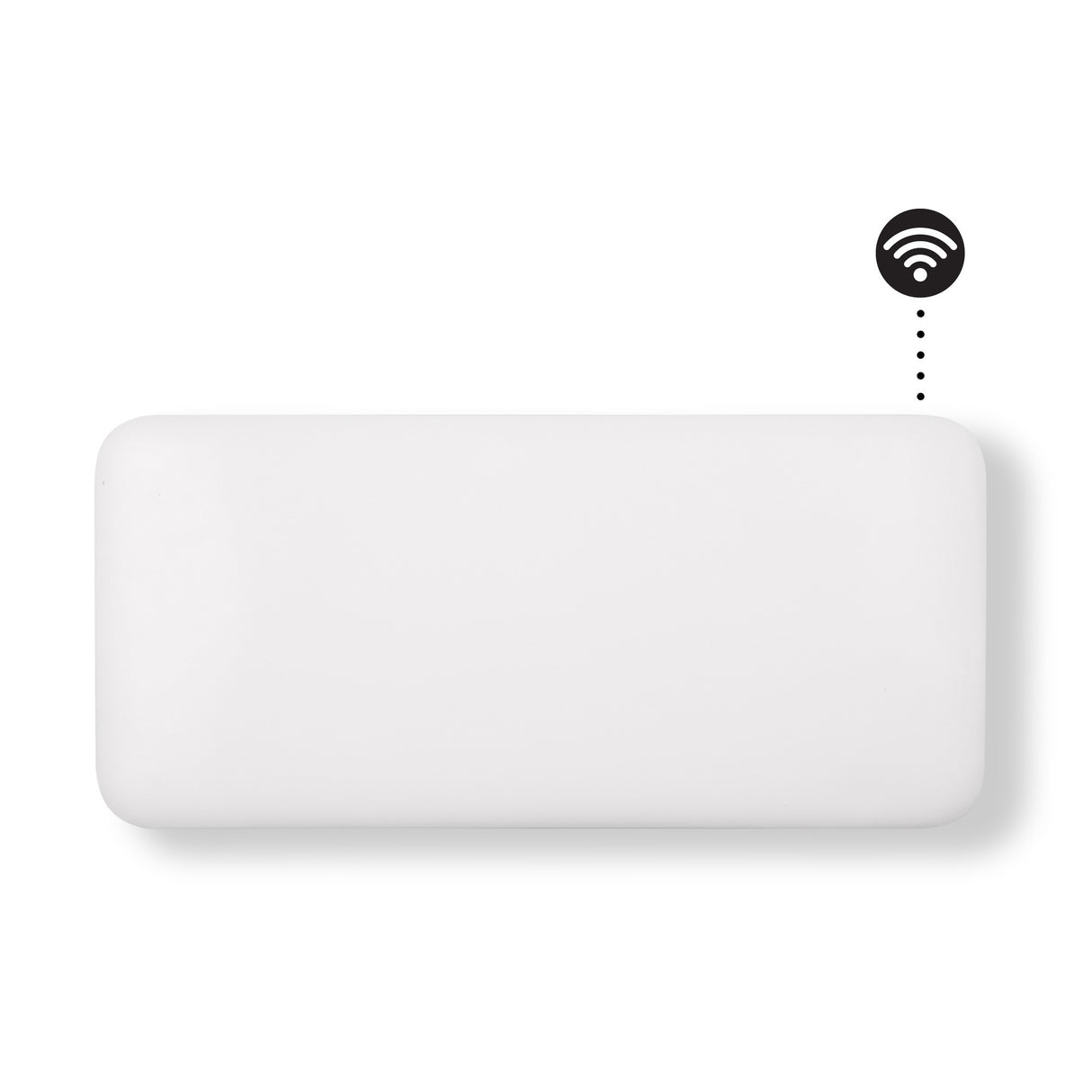 Mill steel wifi paneelverwarming pa1500wifi4a met voet, 1500 watt convector (wit, wifi 2,4 ghz (wifi 6), bluetooth 5.2, zigbee 3.0 + app)