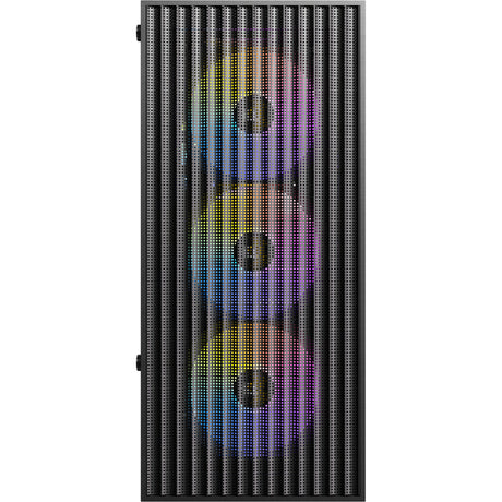 Antec ax27 rgb elite midi tower behuizing (zwart | 3x usb-a | tempered glass)