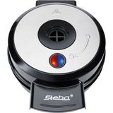 Steba wafelijzer we 20 volcano (zwart zilver)