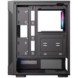 Antec vx320 argb midi tower behuizing (zwart | 3x usb-a | tempered glass)