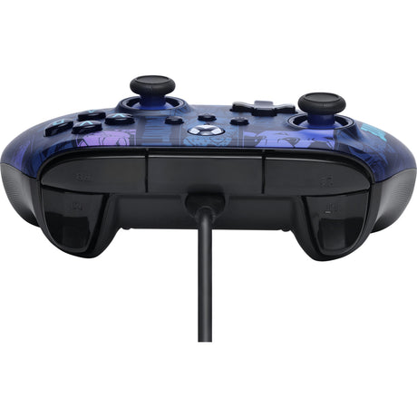 Powera advantage controller met kabel voor de xbox series x|s - fortnite: victory royale (donkerblauw, xbox series x|s, xbox one, pc)
