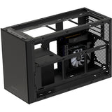 Silverstone sugo 17 mini tower behuizing (zwart | 2x usb-a | 1x usb-c)