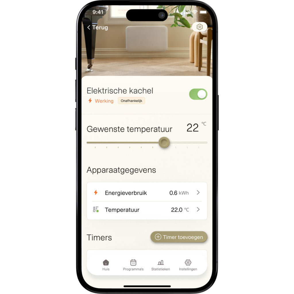 Mill steel wifi paneelverwarming pa700wifi4 black, 700 watt convector (zwart, wifi 2,4 ghz (wifi 6), bluetooth 5.2, zigbee 3.0 + app)
