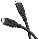 Goobay usb-c 4.0 > usb-c kabel (zwart, 1 meter)