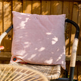 Cozy una velvet 45 x 45 cm draadloos warmtekussen (lichtroze, powerbank 5000 mah)