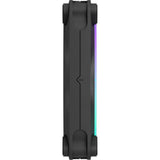 Fractal design momentum 12 rgb case fans (zwart, 3 stuks, 120 x 120 x 25 mm, pwm)