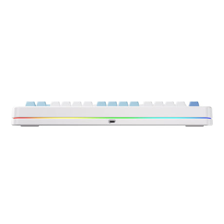 Mchose x75 v2 blue whale sea custom mechanical rgb toetsenbord (wit, us lay-out (qwerty), swk whale sea, 75%, rgb, hot swap, double-shot pbt, draadloos | bluetooth | usb-c)