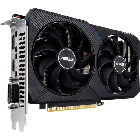 Asus geforce rtx 3050 dual v2 8gb gddr6 grafische kaart (lite hash rate, 1x displayport, 1x hdmi 2.1, dvi-d)