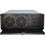 Inter-tech 4u 4129l rack behuizing (zwart | 2x usb-a)