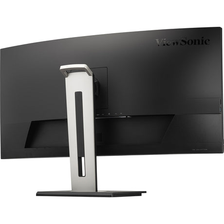 Viewsonic uwqhd curved docking monitor vg3456c 34 ultrawide (zwart (mat), 1x displayport, 2x hdmi, 1x usb-c, 4x usb-a, 1x rj-45)