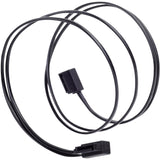 Silverstone sata iii kabel 50cm (zwart, 6gb s, low profile connector, cp11b-500)