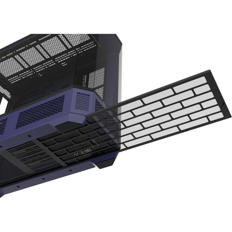 Thermaltake view 600 tg future dusk big tower behuizing (paars zwart | 2x usb-a | 1x usb-c | tempered glass)