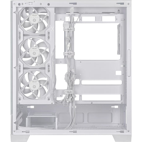 Asus a31 plus midi tower behuizing (wit | 2x usb-a | 2x usb-c | tempered glass)