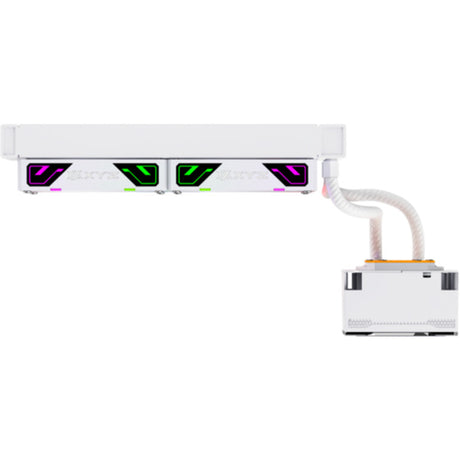 Xyz pc gear hydrotemp aio 240 waterkoeling (wit, argb, pwm)