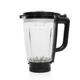 Princess 212094 blender solid pro (roestvrij staal zwart, 1,75 liter | rvs messenblok 6 messen | auto-clean-functie | onderdelen vaatwasserbestending)