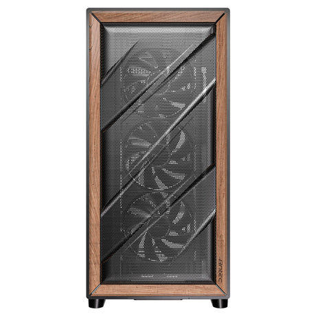Antec flux se midi tower behuizing (zwart | 2x usb-a | 1x usb-c)