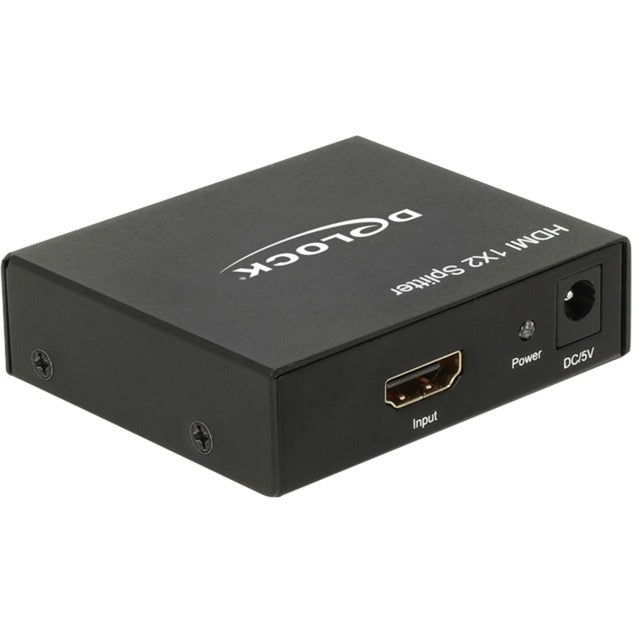 Delock 1x hdmi naar 2x hdmi splitter (zwart, 4k)