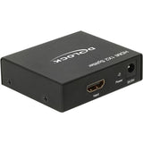 Delock 1x hdmi naar 2x hdmi splitter (zwart, 4k)