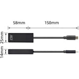 Act connectivity usb-c gigabit netwerkadapter (zwart)